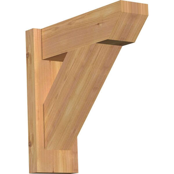 Ekena Millwork Traditional Slat Smooth Outlooker, Western Red Cedar, 5 1/2"W x 16"D x 16"H OUT06X16X16TRA06SWR - main